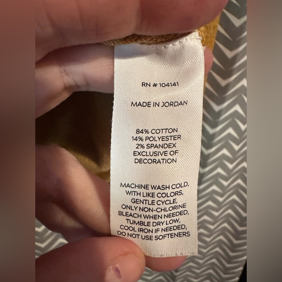 Alpine Design | Men's Mustard Hoodie, Size M - Picture 7 of 7